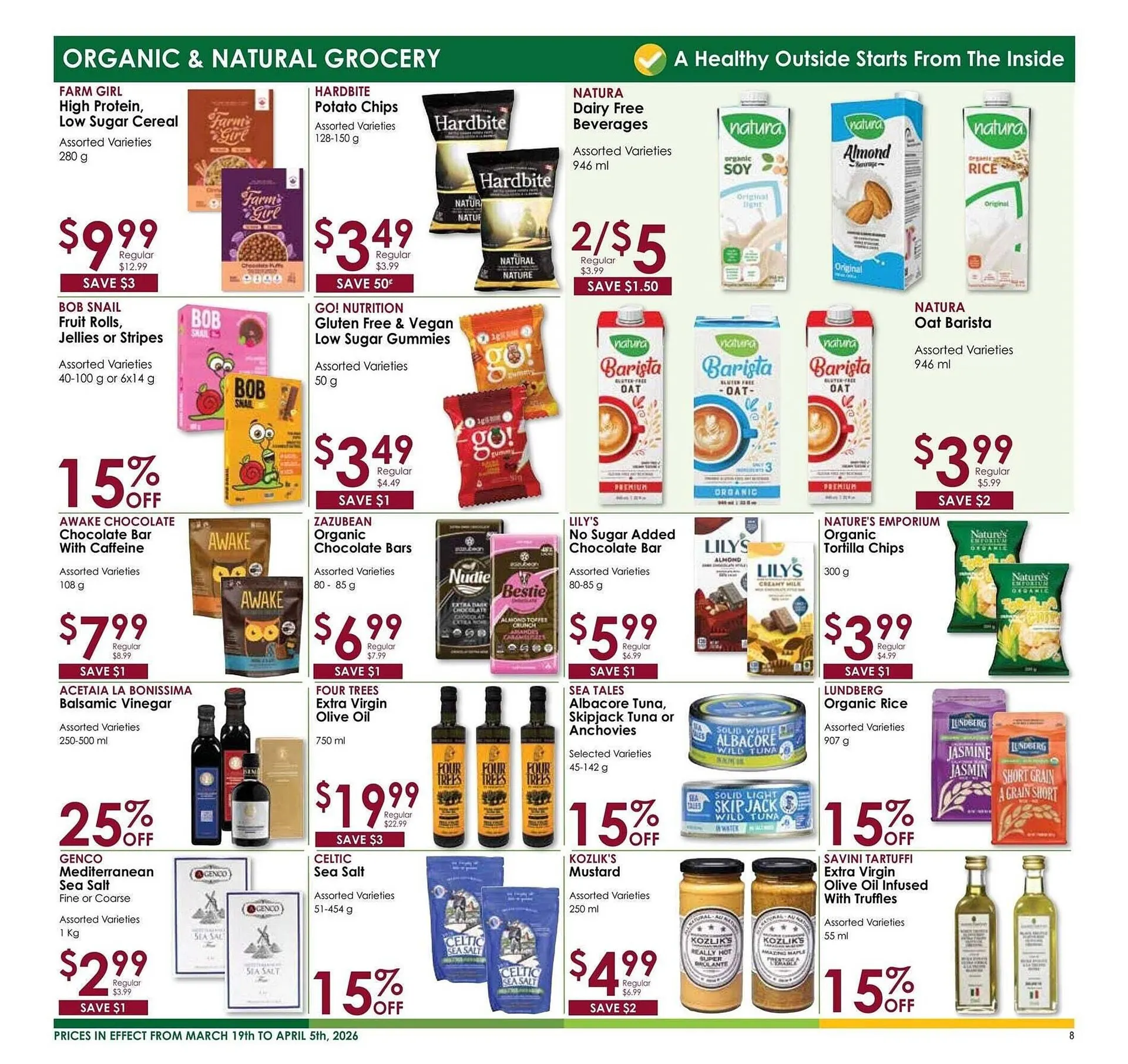 Nature's Emporium flyer from March 20 to March 27 2026 - flyer page 8