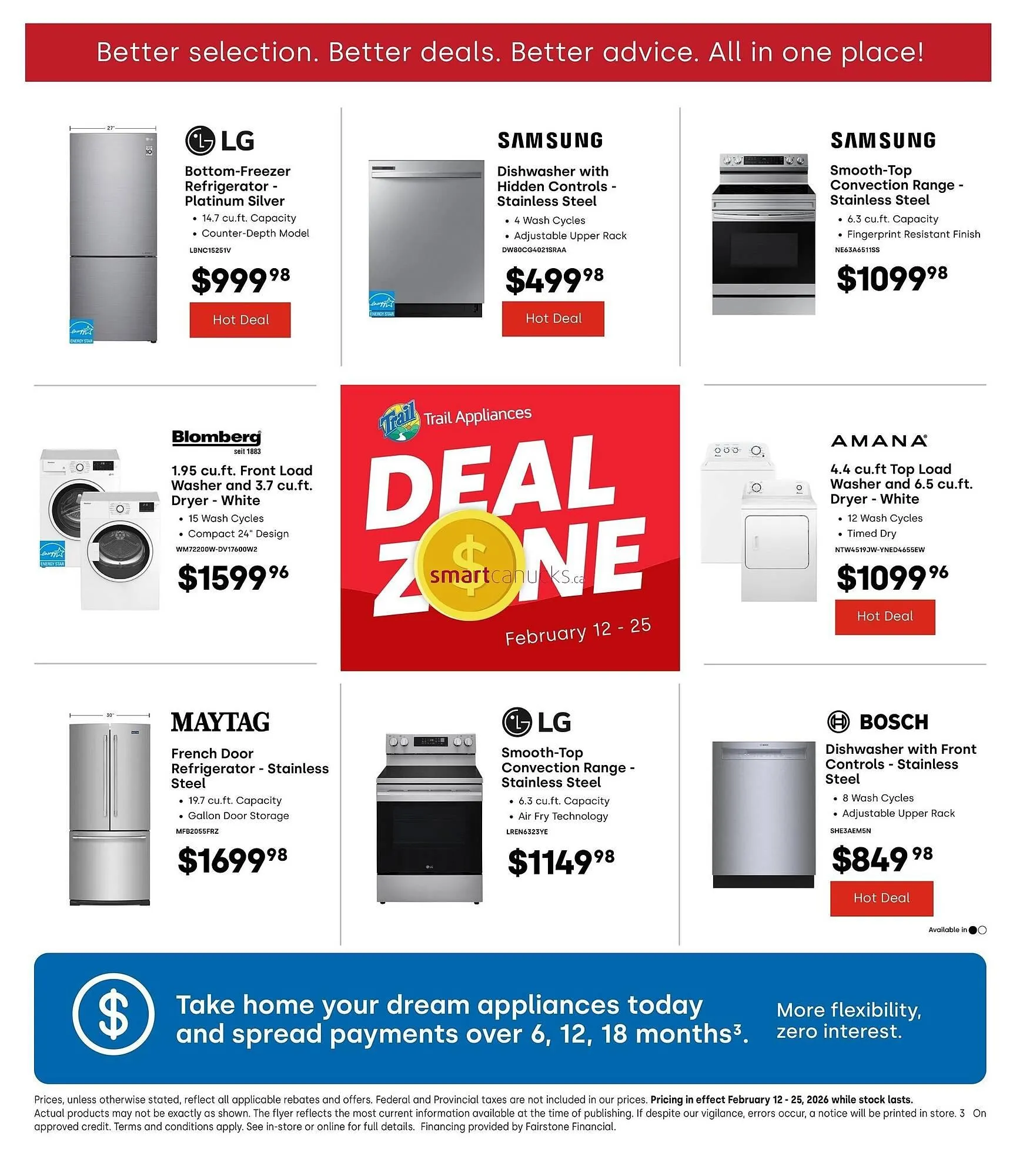 Trail Appliances flyer - 1