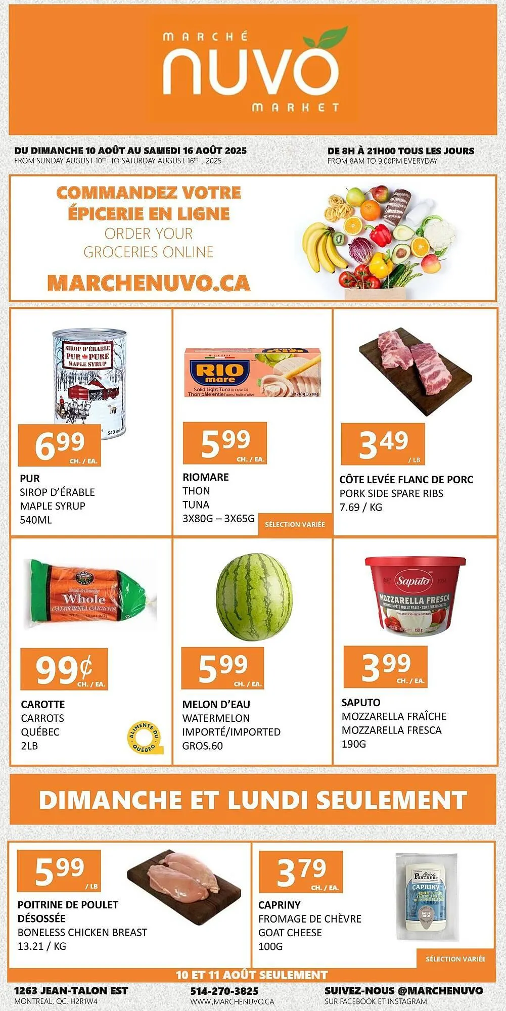 Marche Nuvo flyer from August 8 to August 22 2025 - flyer page 1