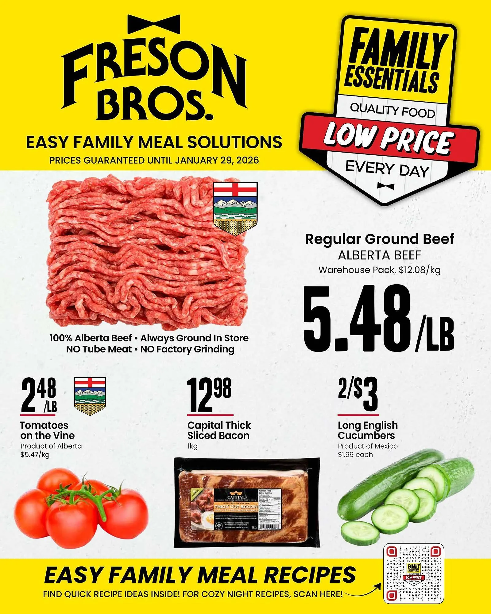 Freson Bros flyer from December 26 to January 29 2026 - flyer page 1