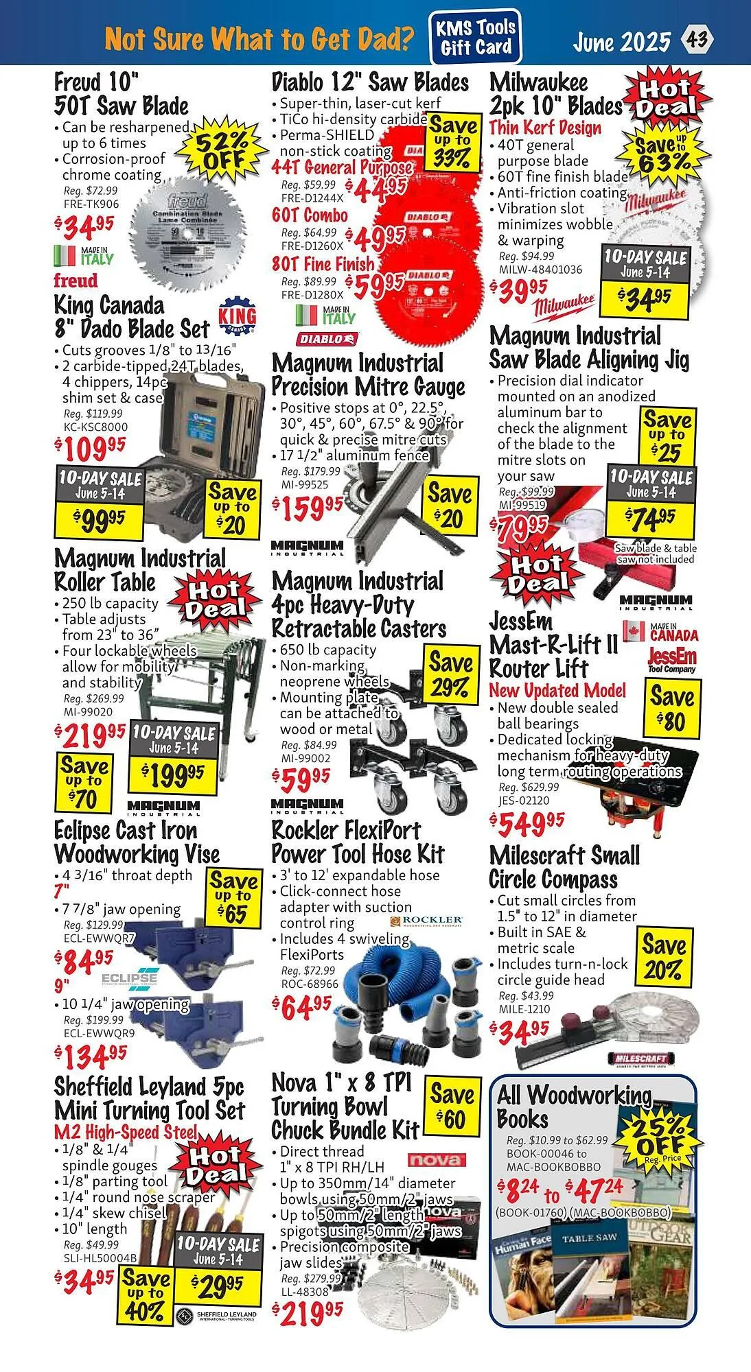 KMS Tools flyer from June 1 to June 30 2025 - flyer page 43