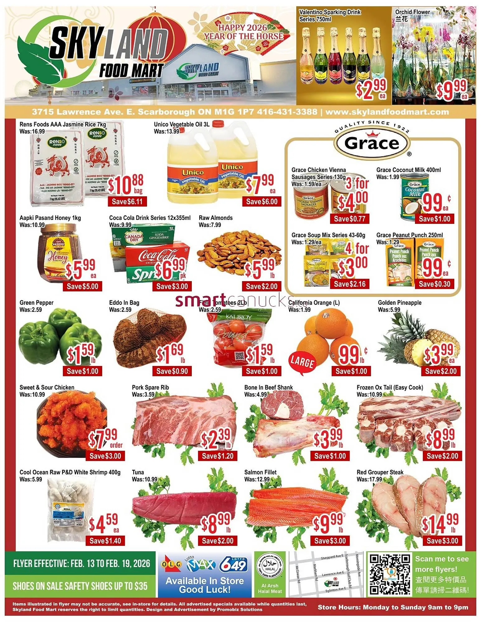 Skyland Foodmart flyer - 1