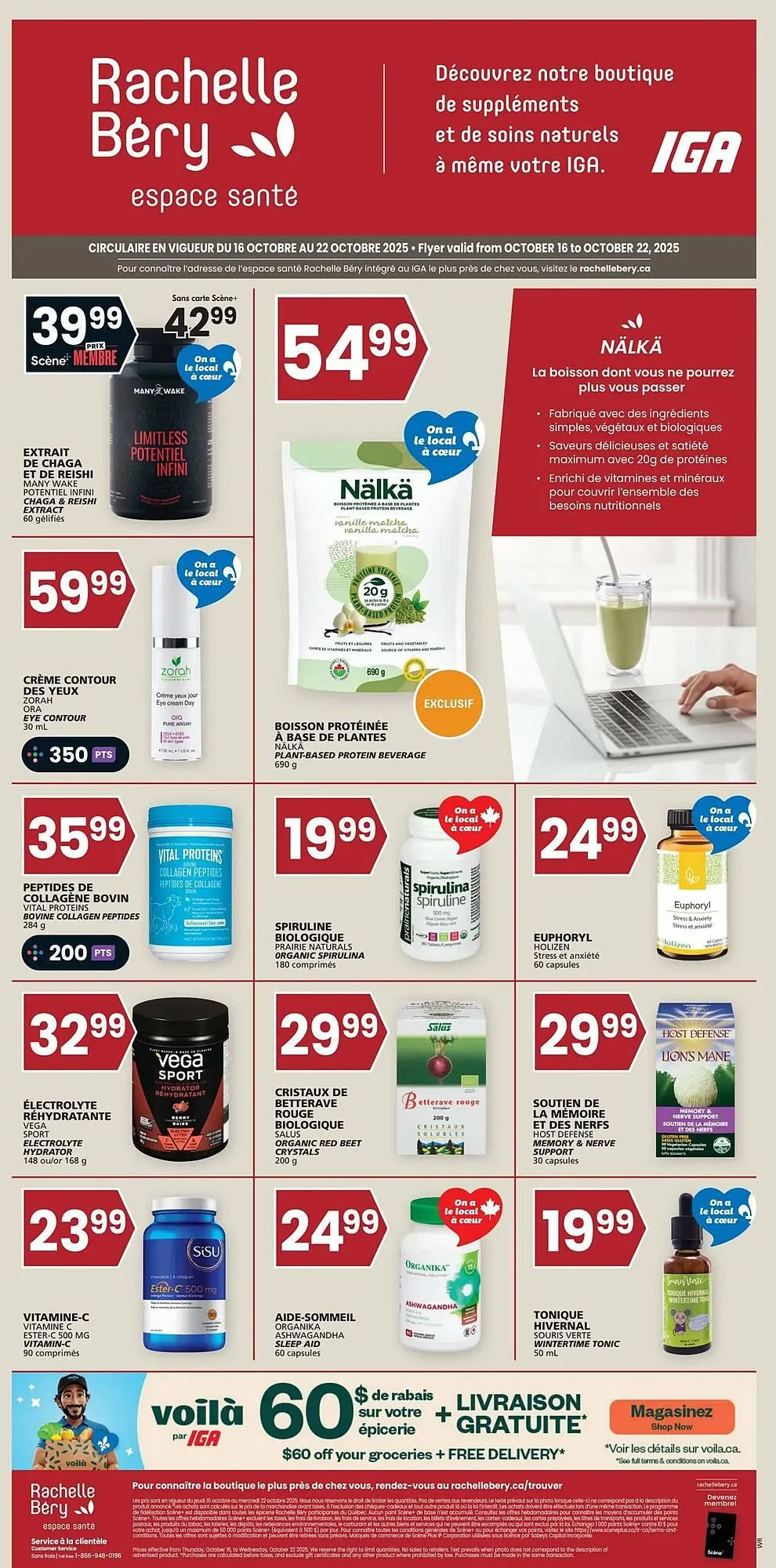 IGA flyer from October 16 to October 22 2025 - flyer page 18