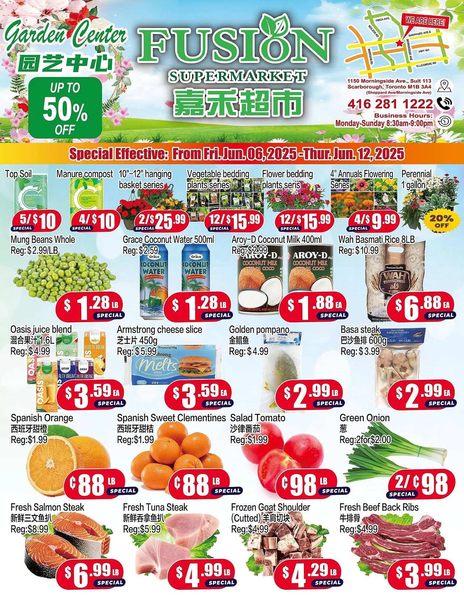 Fusion Supermarket flyer from June 6 to June 12 2025 - flyer page 1