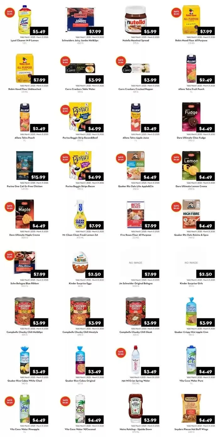 Current deals and offers from March 5 to March 31 2025 - flyer page 2