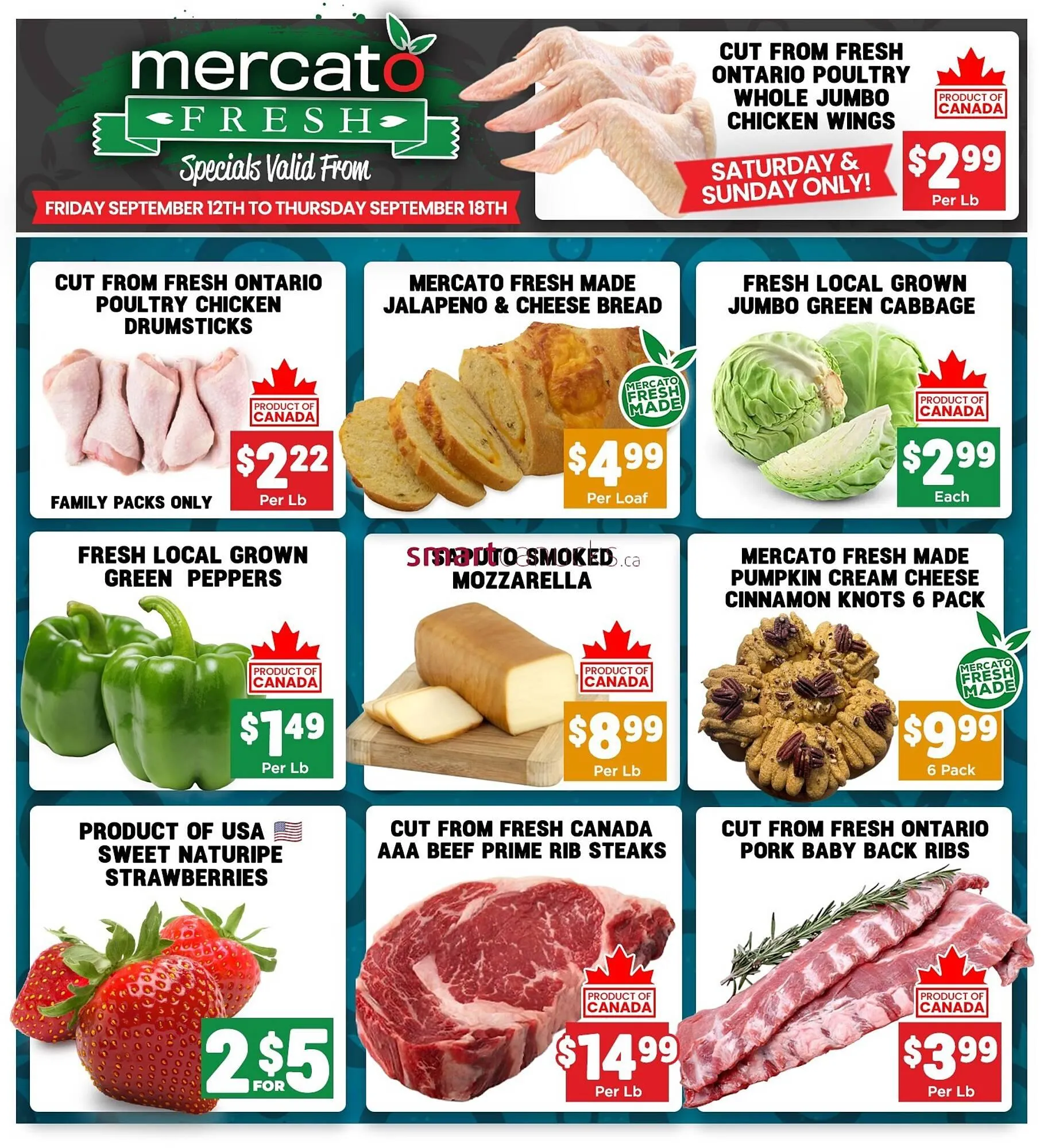 Mercato Fresh flyer from September 12 to September 18 2025 - flyer page 1