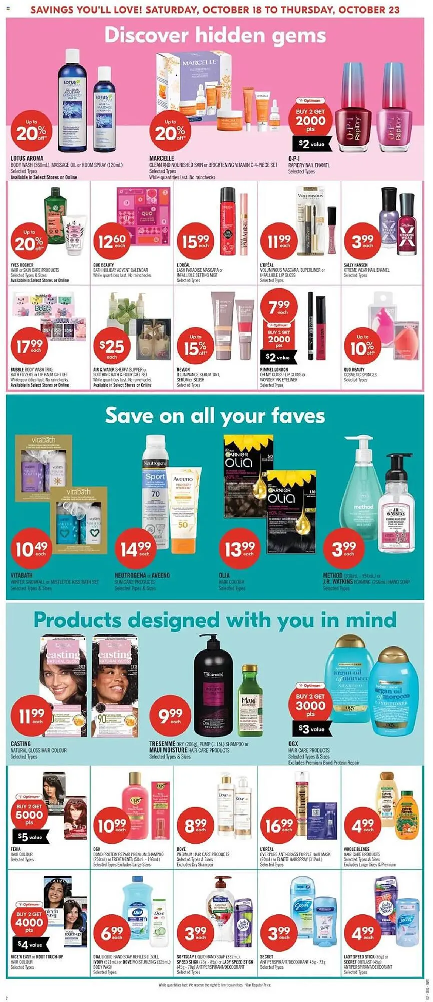 Shoppers Drug Mart flyer from October 18 to October 24 2025 - flyer page 21