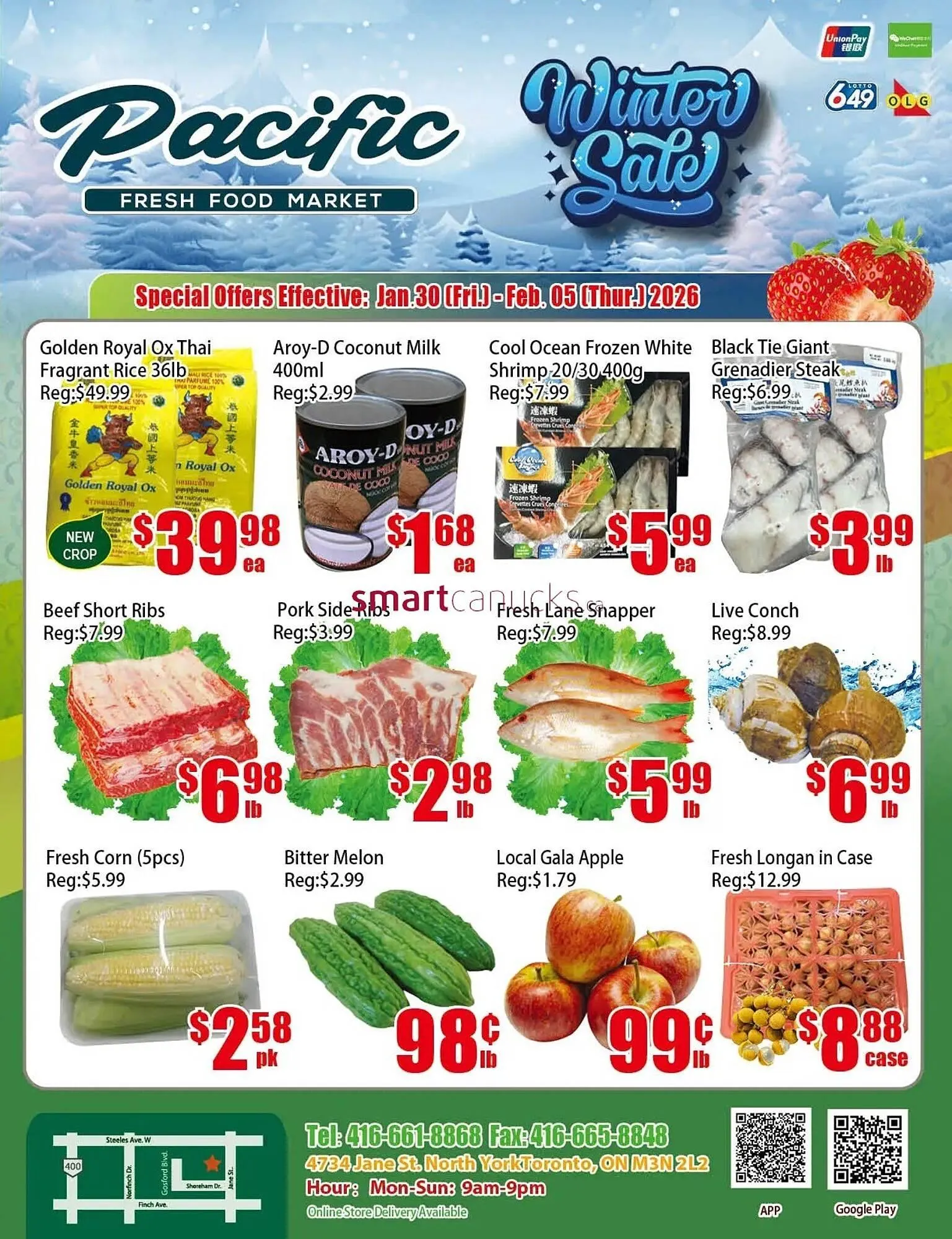 New Pacific Supermarket flyer - 1