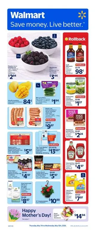 Walmart Flyer from May 7 to May 13 2026 - flyer page 1