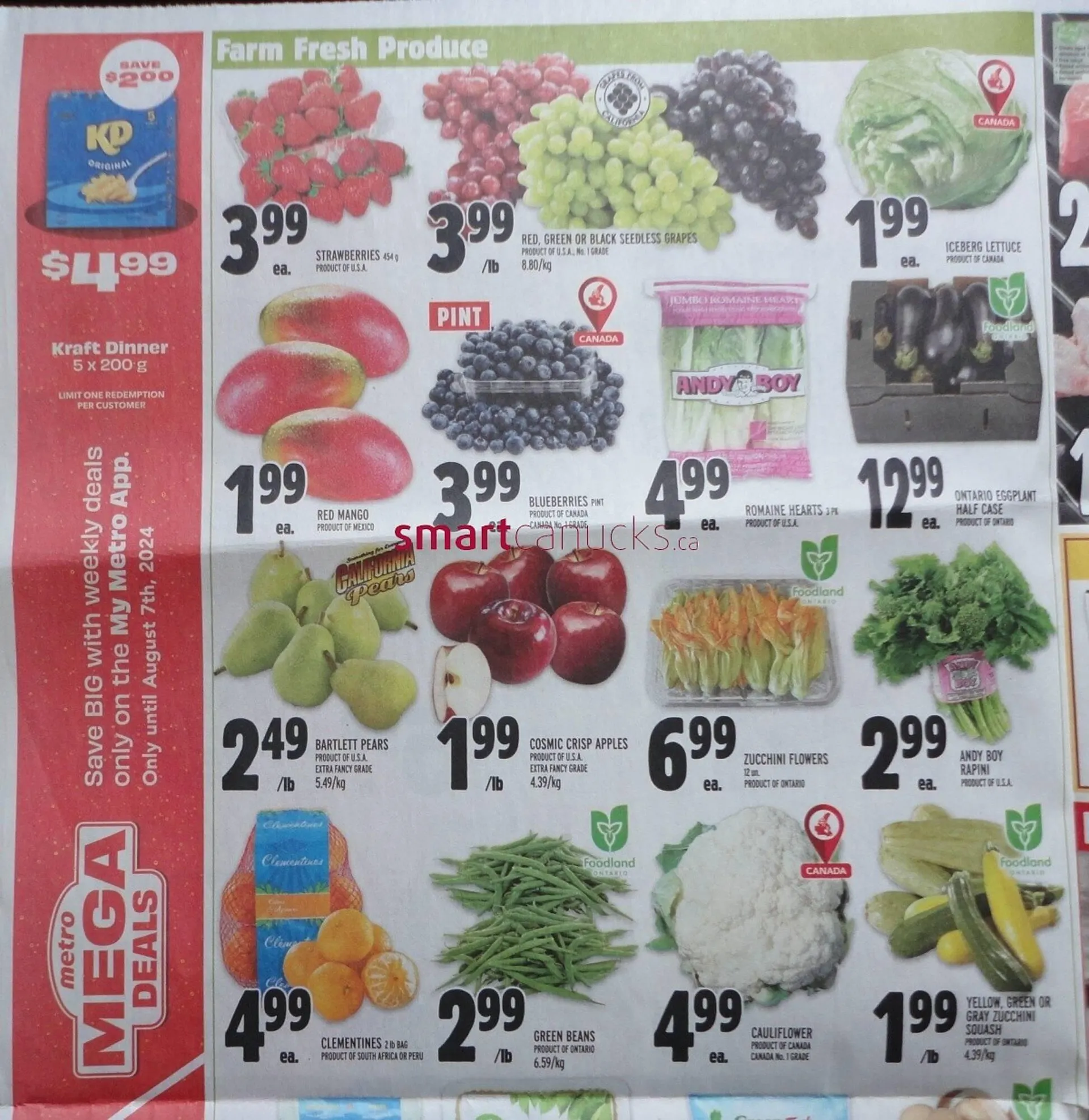 Metro flyer from August 1 to August 7 2024 - flyer page 5