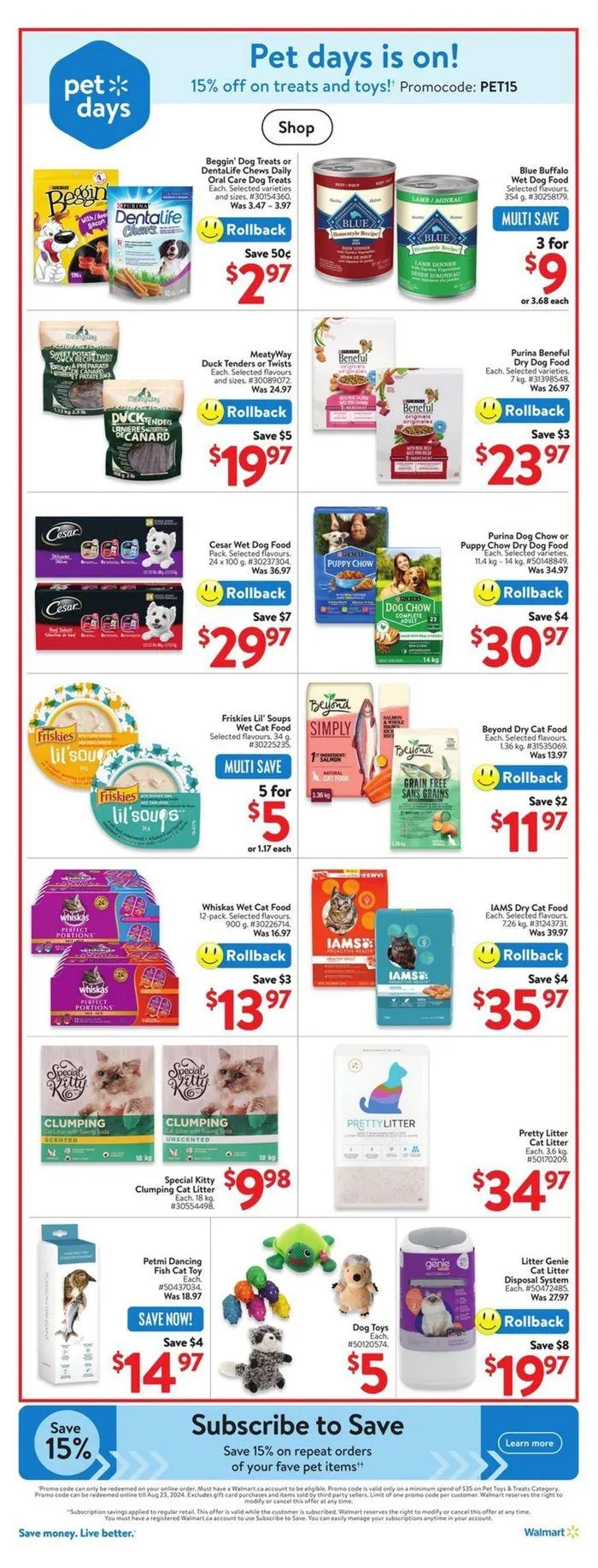 Walmart flyer from August 15 to August 21 2024 - flyer page 6