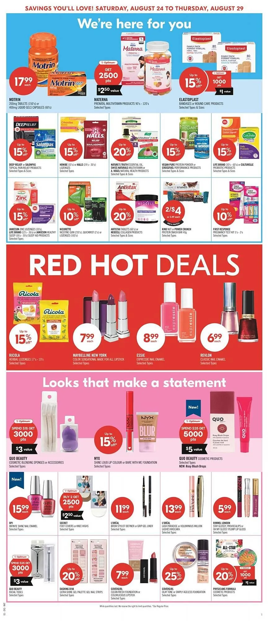 Shoppers Drug Mart flyer from August 22 to September 12 2024 - flyer page 15