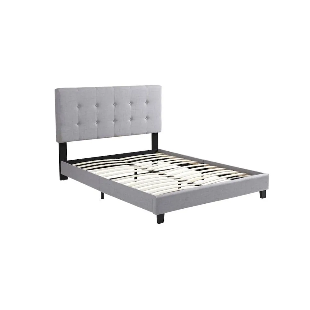 Cabo King Platform Bed, Silver