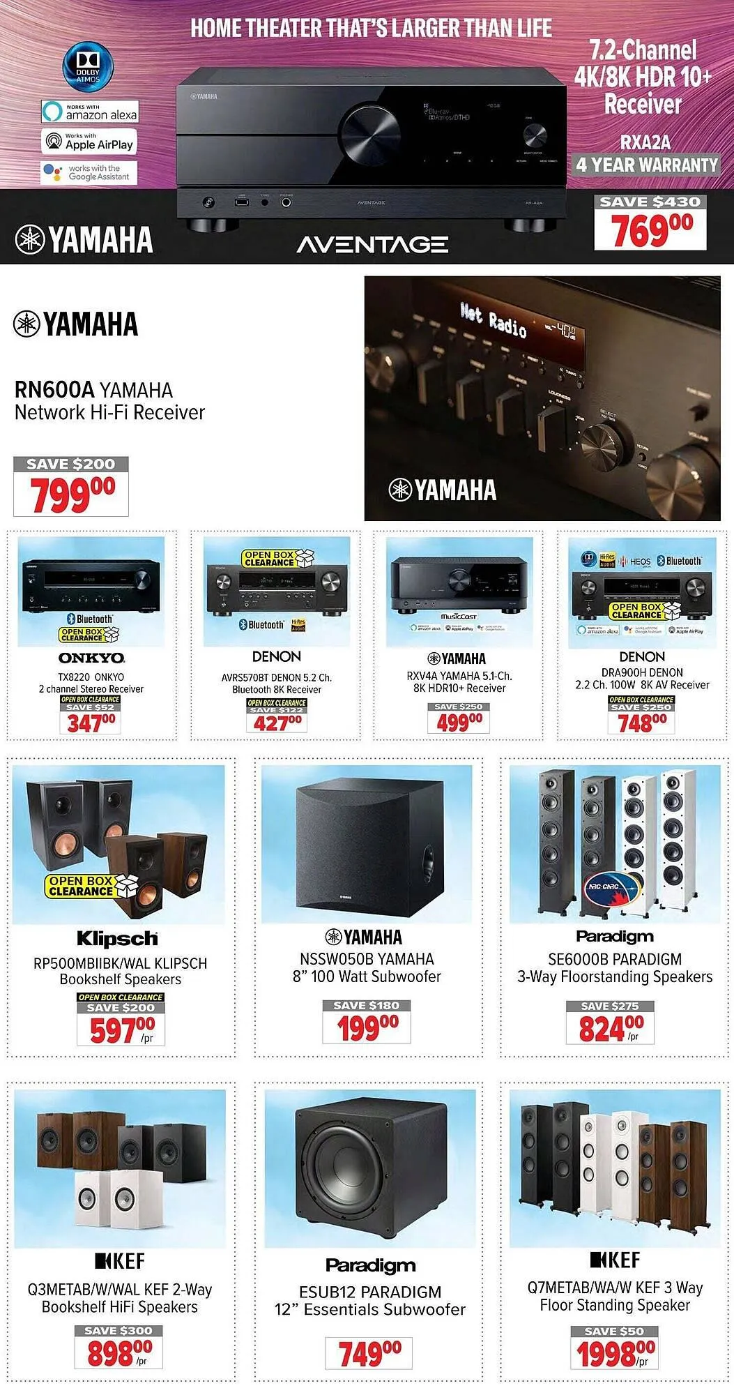 2001 Audio Video flyer from November 14 to November 20 2025 - flyer page 4