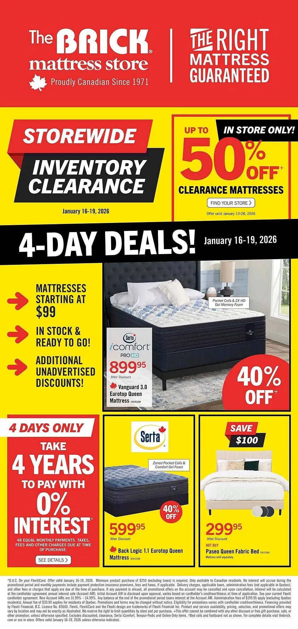 The Brick flyer from January 13 to January 29 2026 - flyer page 1