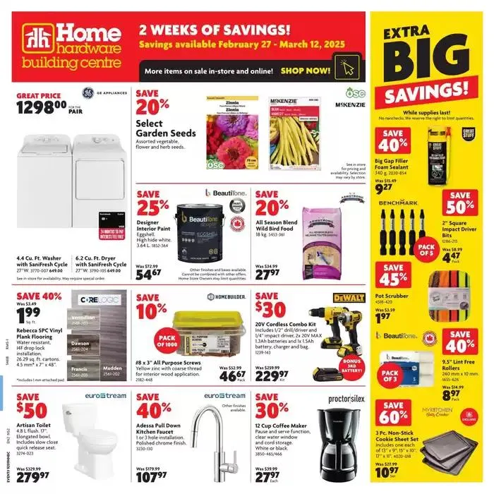 Discounts and promotions from February 27 to March 12 2025 - flyer page 1