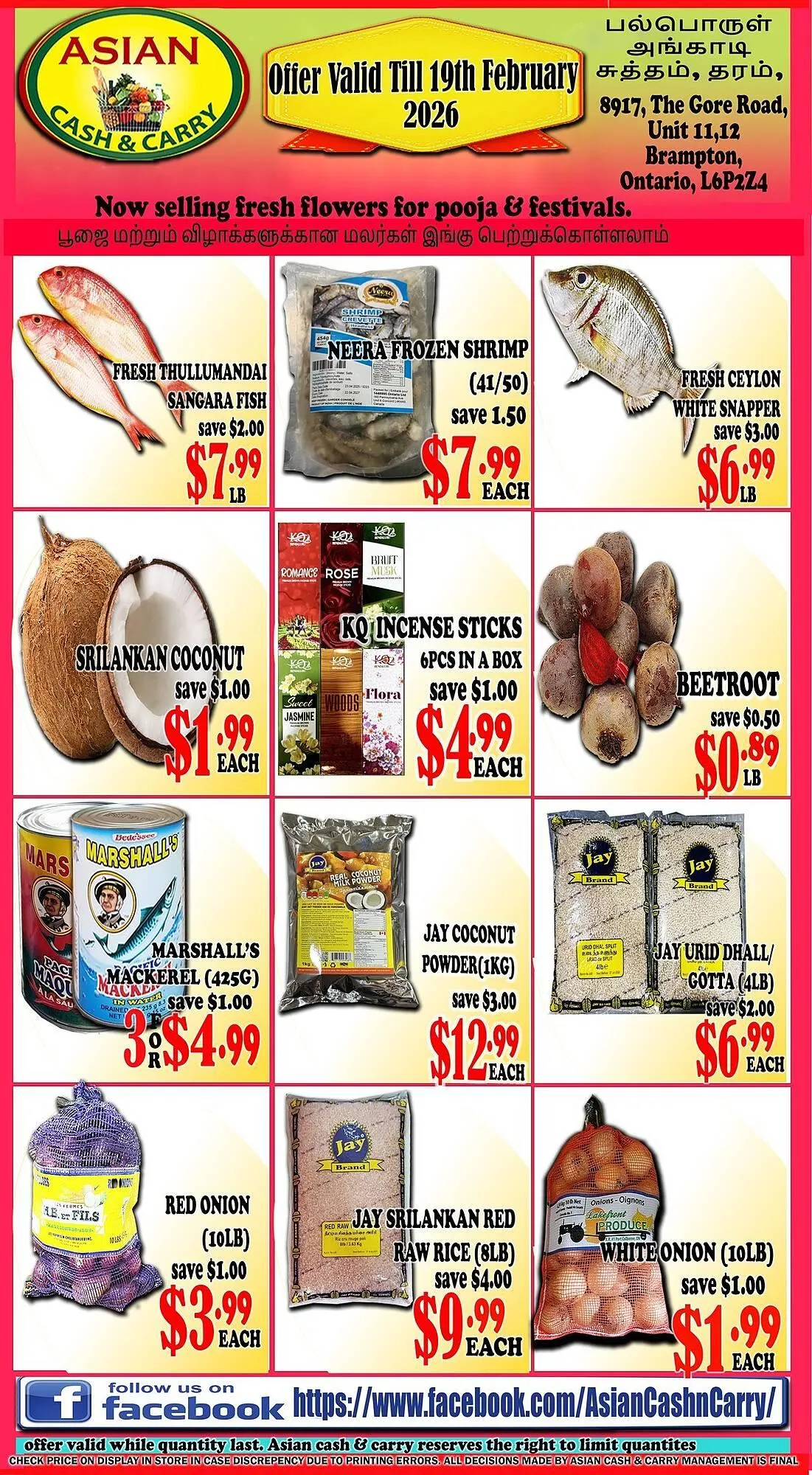 Asian Cash & Carry flyer - 1