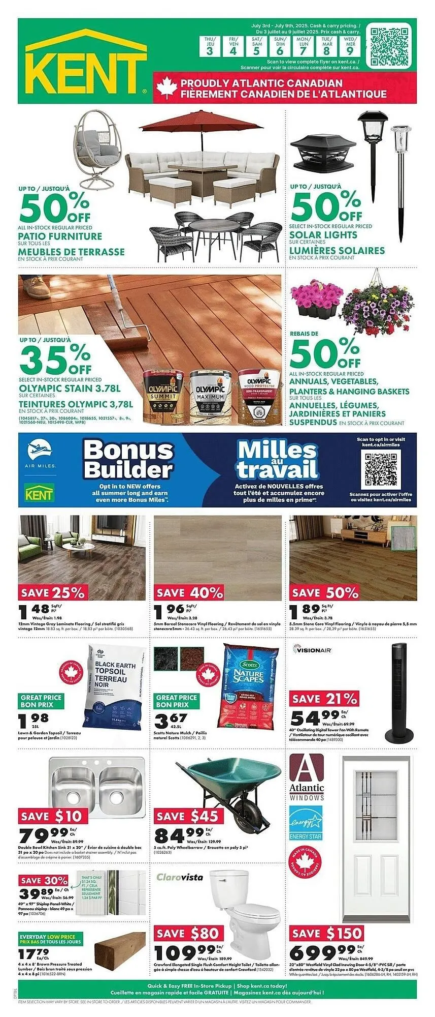 Kent flyer from July 3 to July 16 2025 - flyer page 1