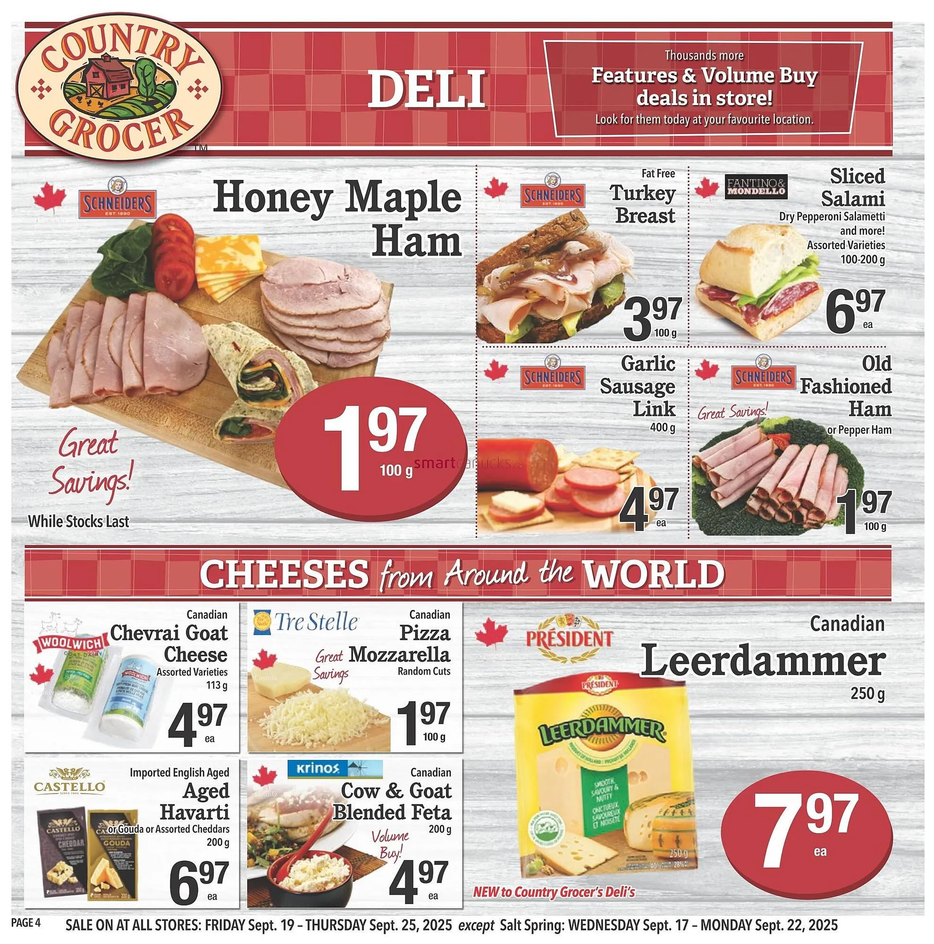 Country Grocer flyer from September 18 to September 24 2025 - flyer page 4