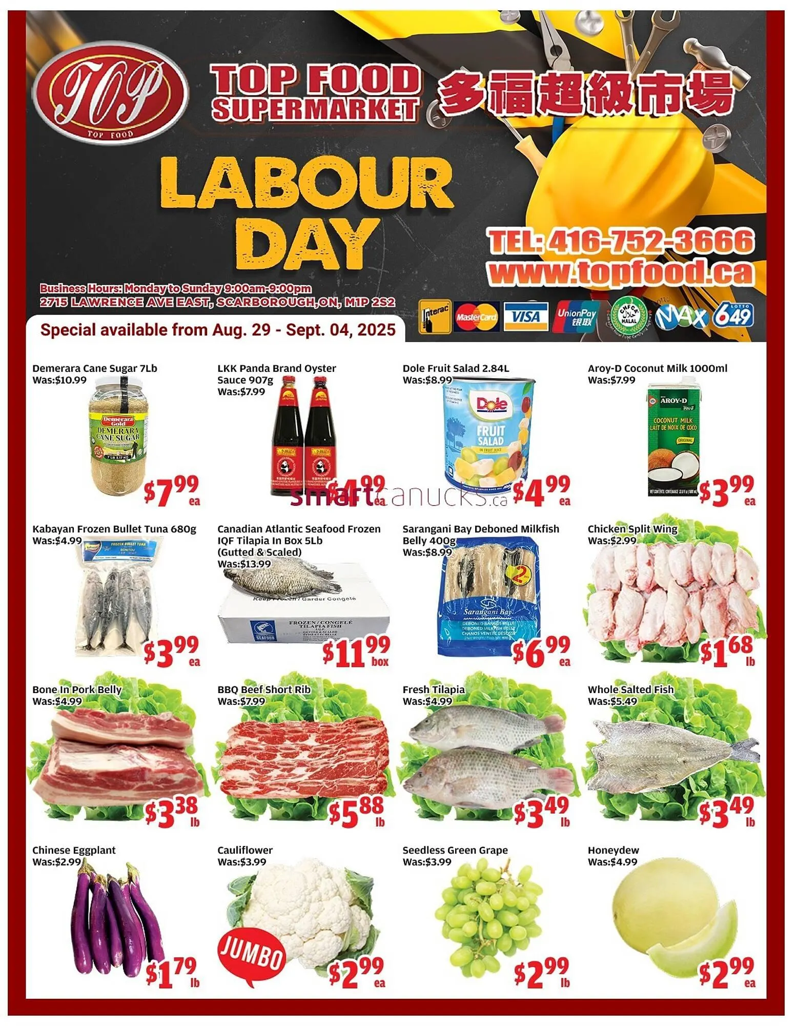 Top Food Supermarket flyer from August 29 to September 8 2025 - flyer page 1