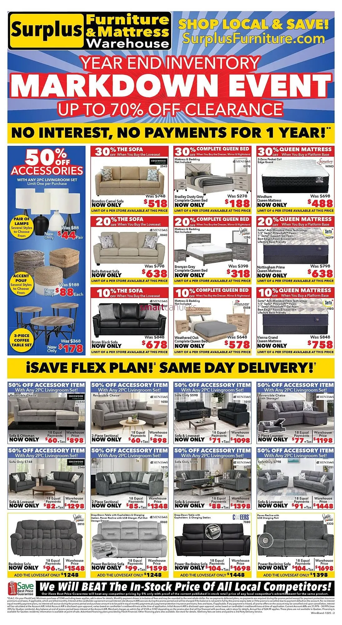 Surplus Furniture flyer - 1