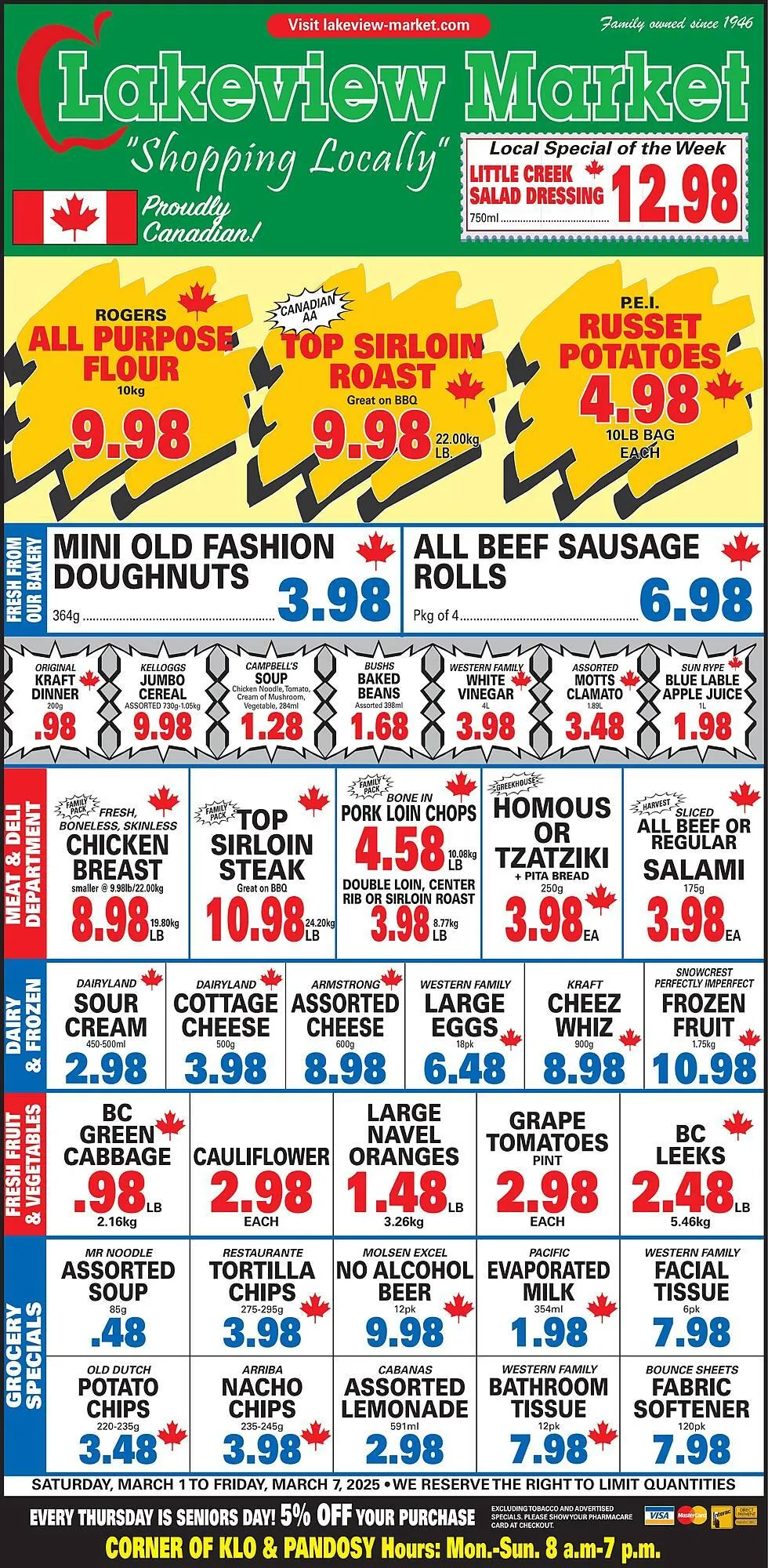 Lakeview Market flyer - 1