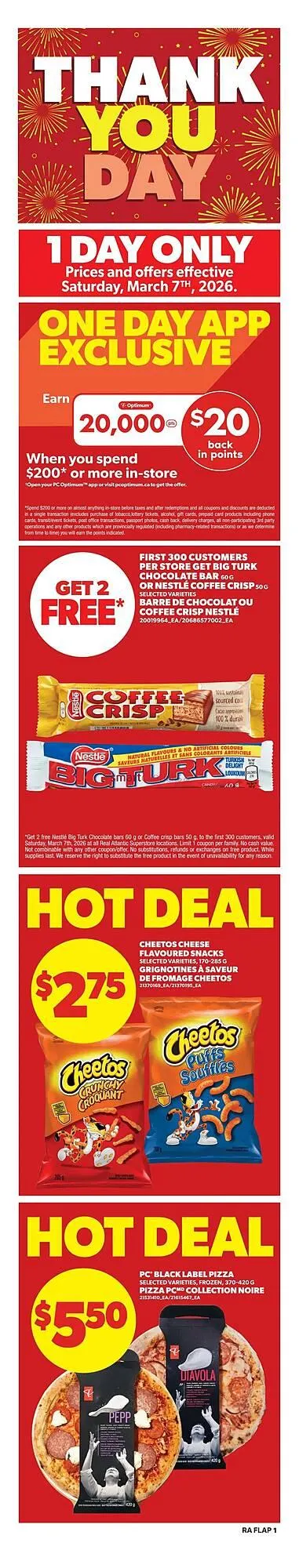 Real Canadian Superstore flyer from March 5 to March 11 2026 - flyer page 1
