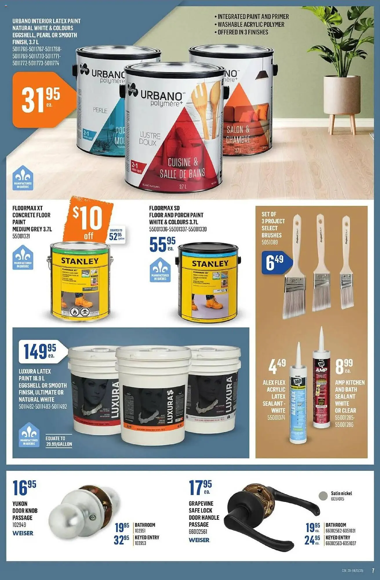 Canac flyer from December 18 to January 1 2026 - flyer page 7