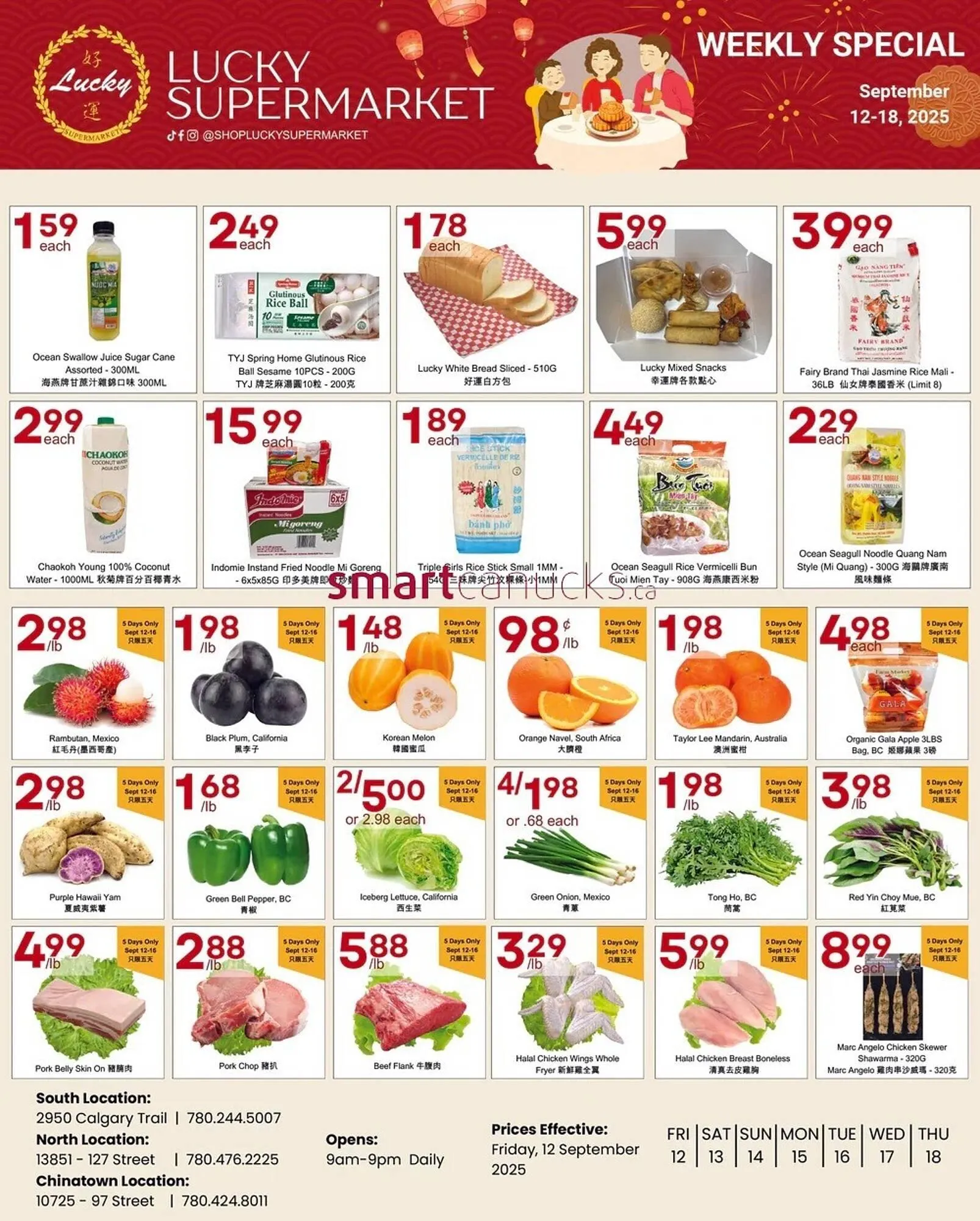 Lucky Supermarket flyer from September 12 to September 14 2025 - flyer page 1