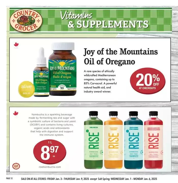 Offers for bargain hunters from January 1 to January 8 2025 - flyer page 12