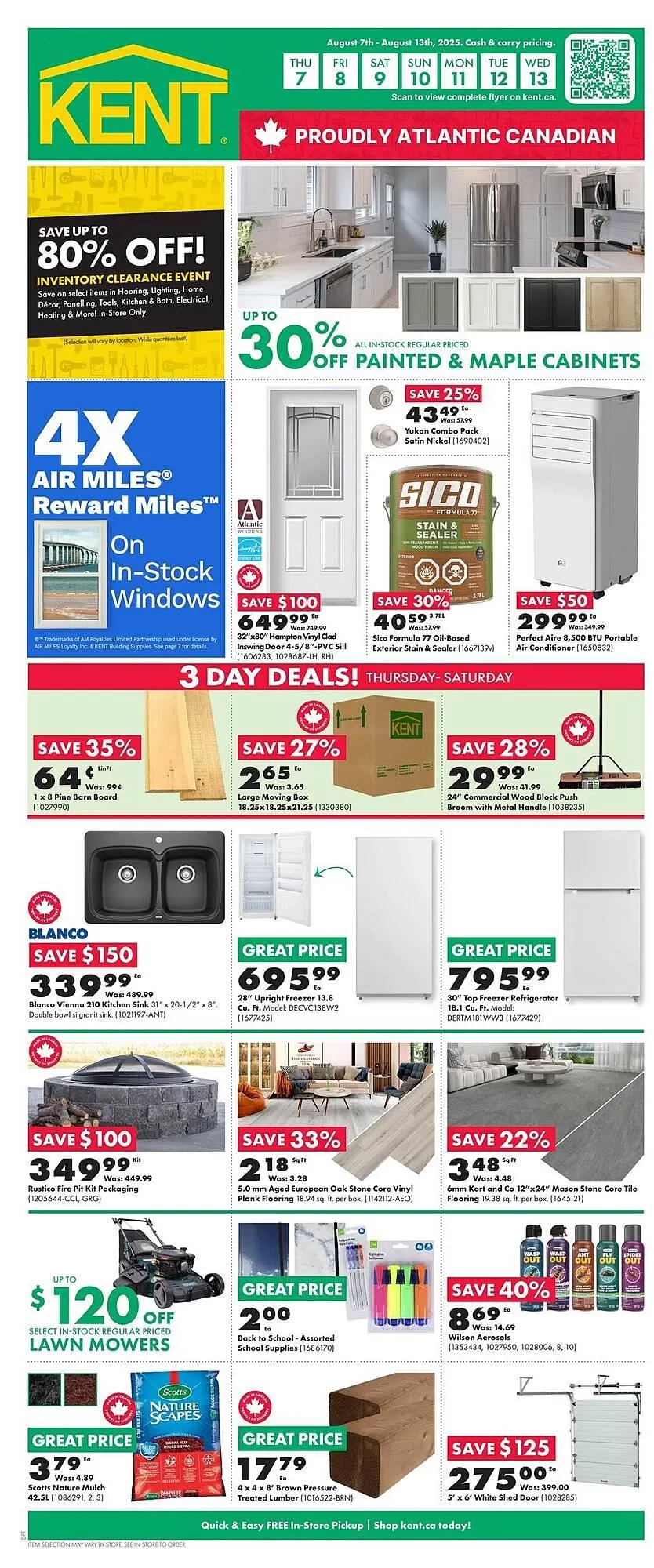 Kent flyer from August 7 to August 13 2025 - flyer page 1