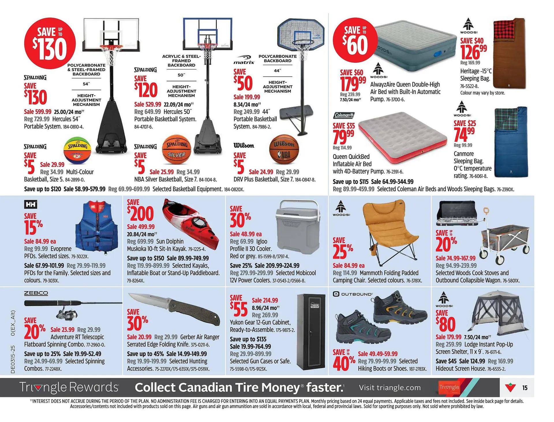 Canadian Tire flyer from April 3 to April 9 2025 - flyer page 15