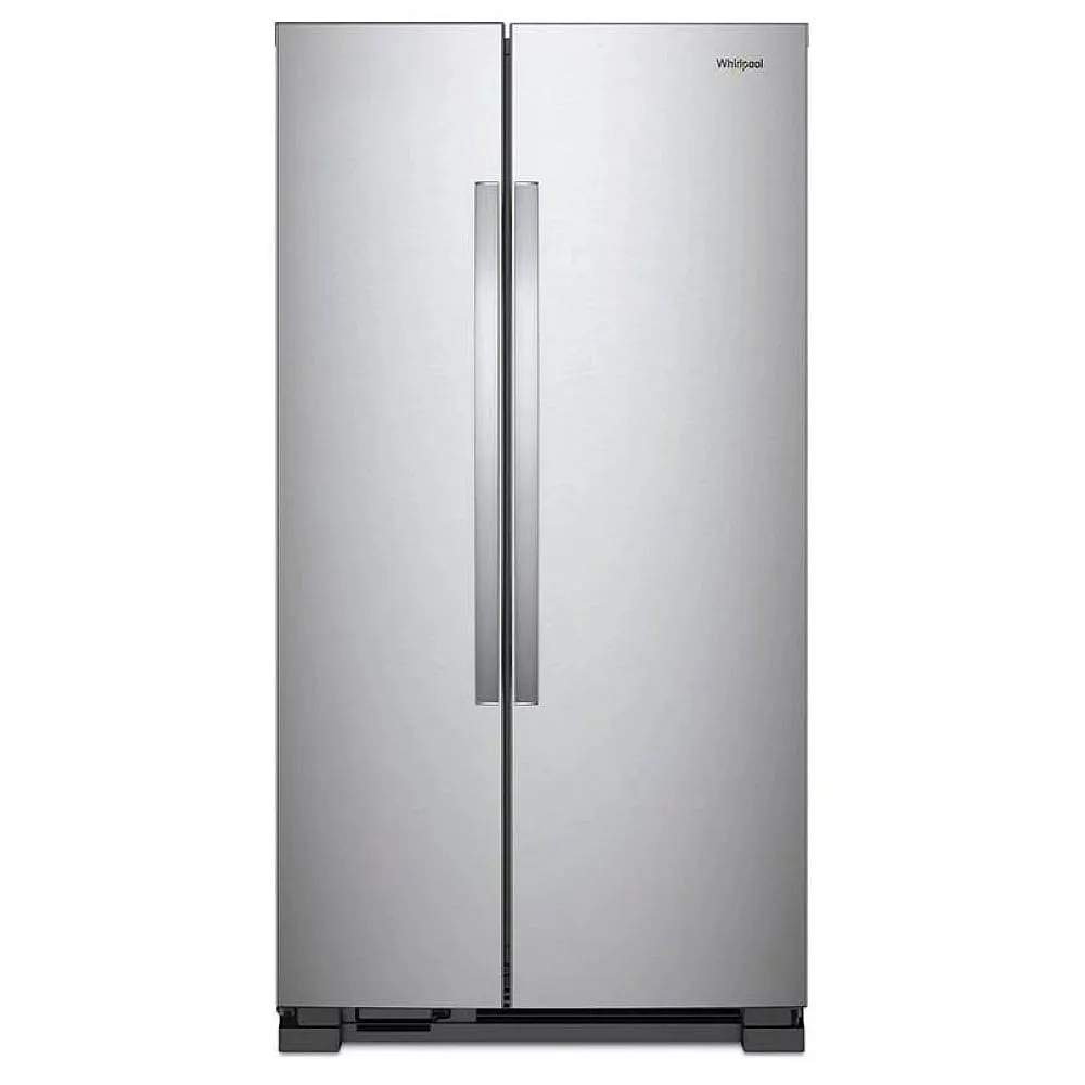 Whirlpool WRS312SNHM Side by Side Refrigerator, 33 inch Width, 21.7 cu. ft. Capacity, Stainless Steel colour