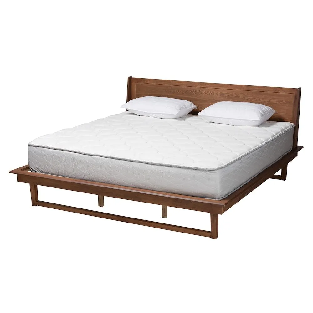 Macayle King Platform Bed in Ash Walnut