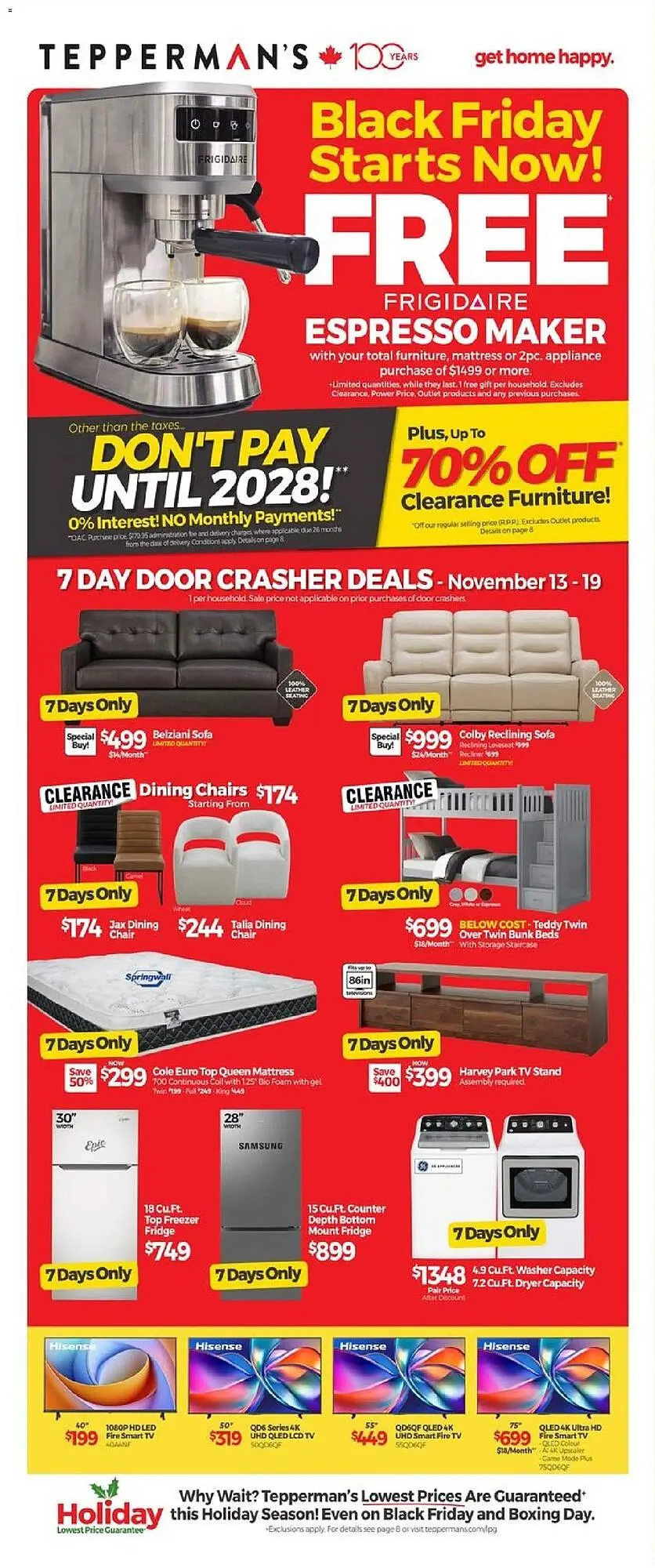 Tepperman's flyer from November 13 to November 20 2025 - flyer page 1