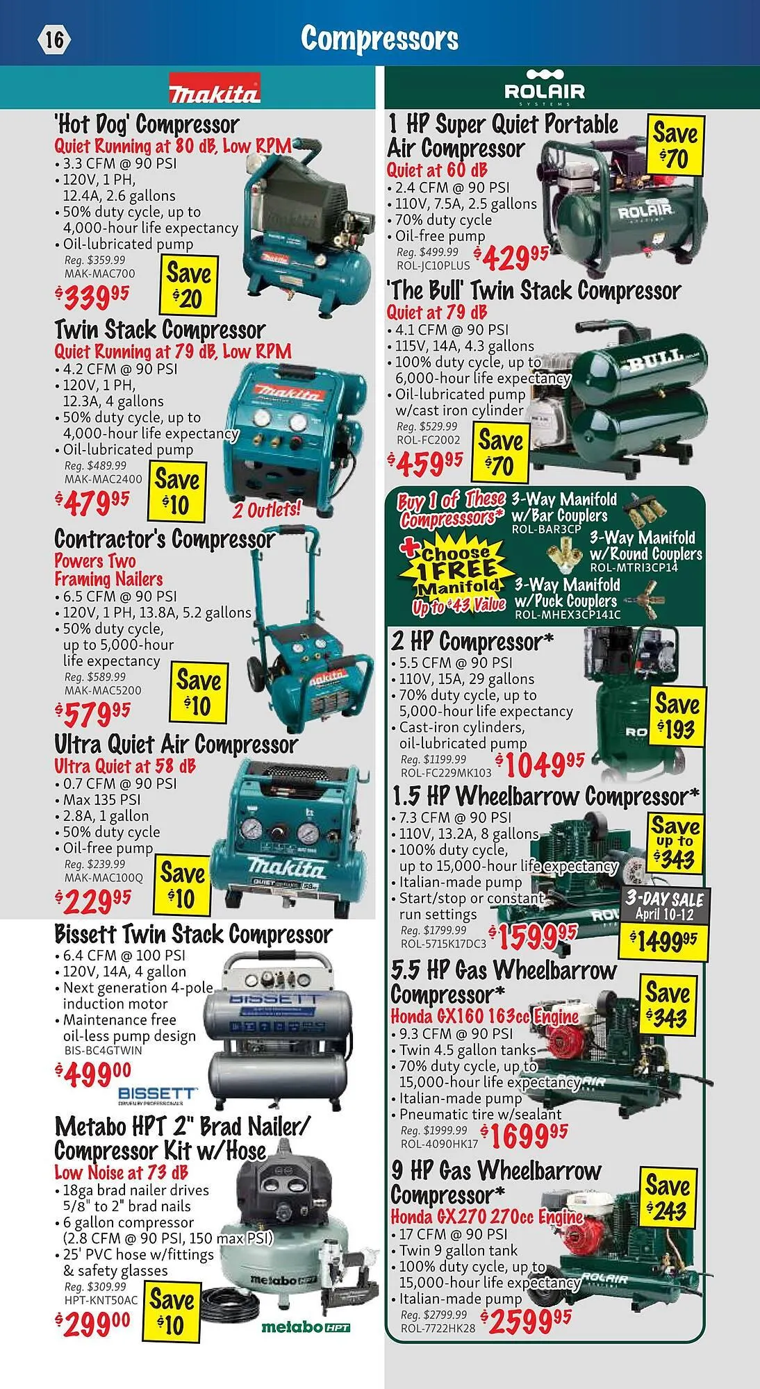 KMS Tools flyer from April 1 to April 30 2025 - flyer page 16