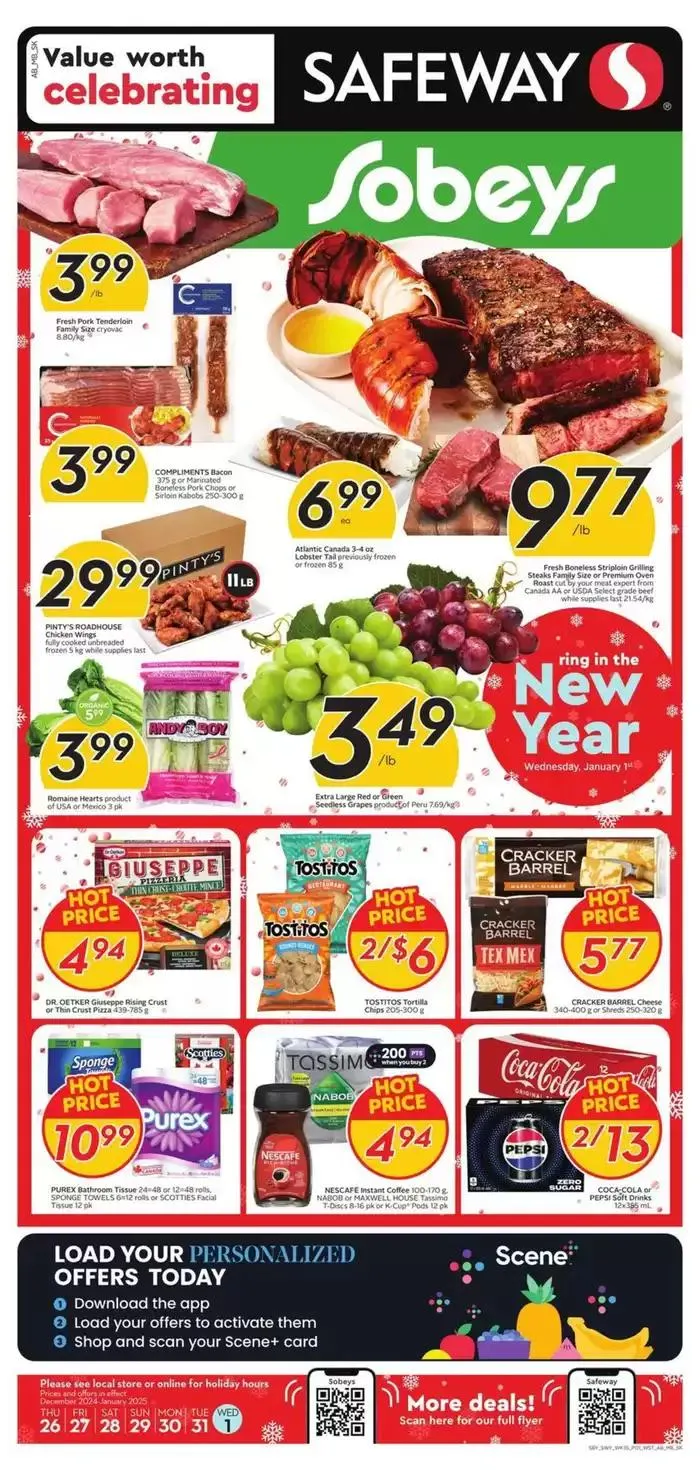 Exclusive deals and bargains from December 28 to January 11 2025 - flyer page 1
