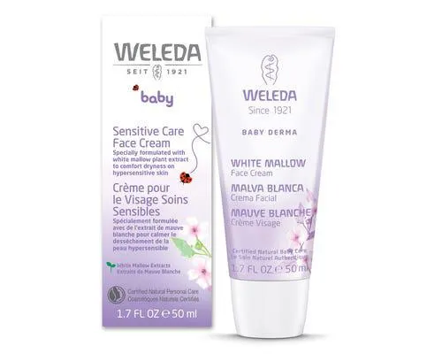Weleda Baby Sensitive Care Face Cream White Mallow 50mL