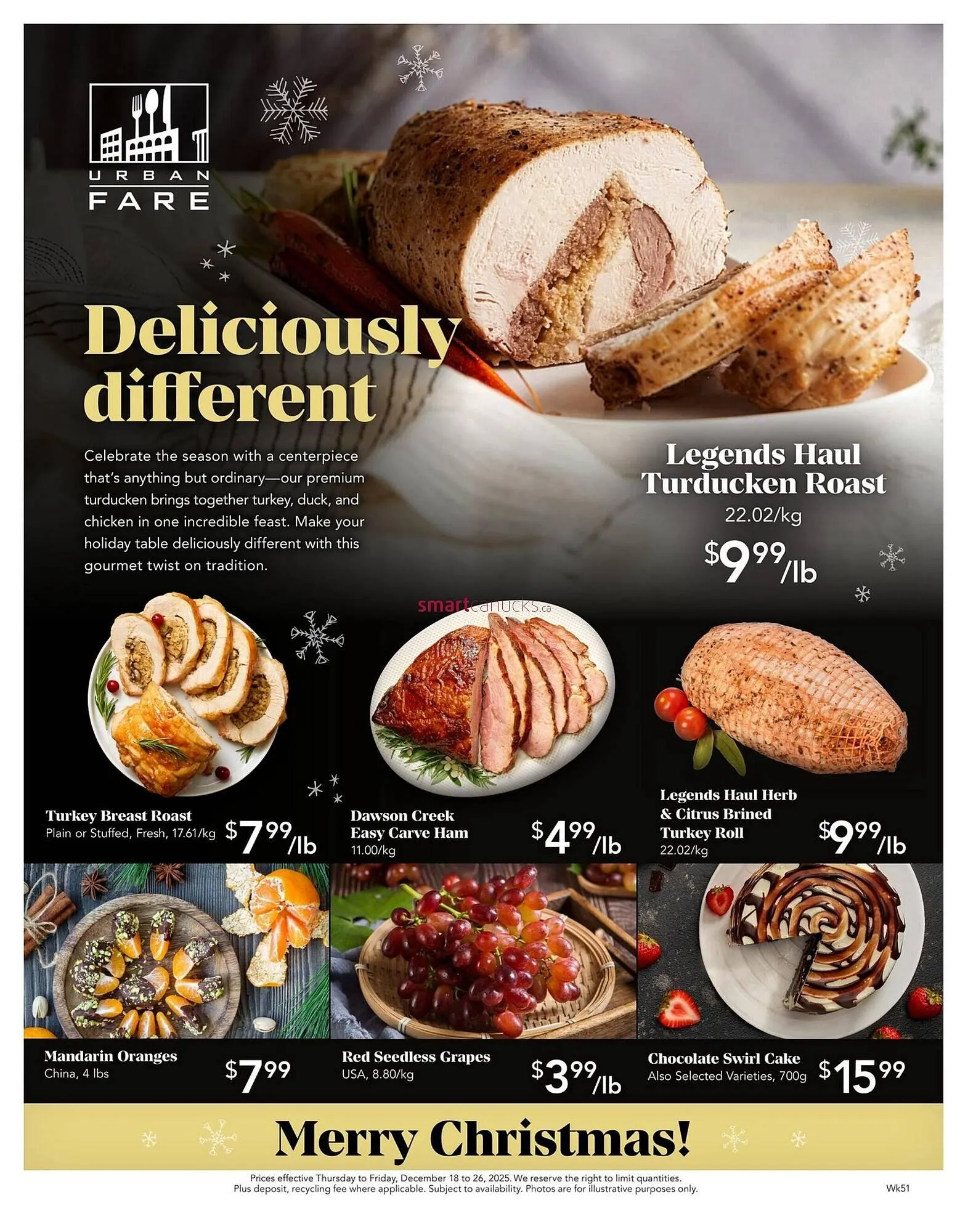 Urban Fare flyer from December 18 to December 26 2025 - flyer page 1