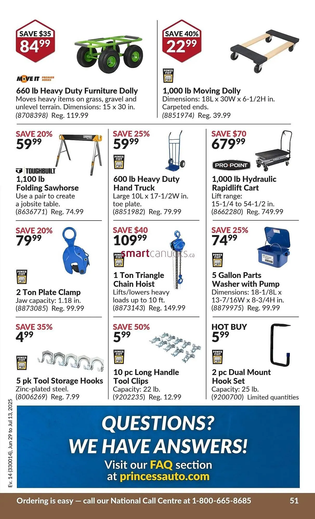 Princess Auto flyer from July 3 to July 9 2025 - flyer page 55