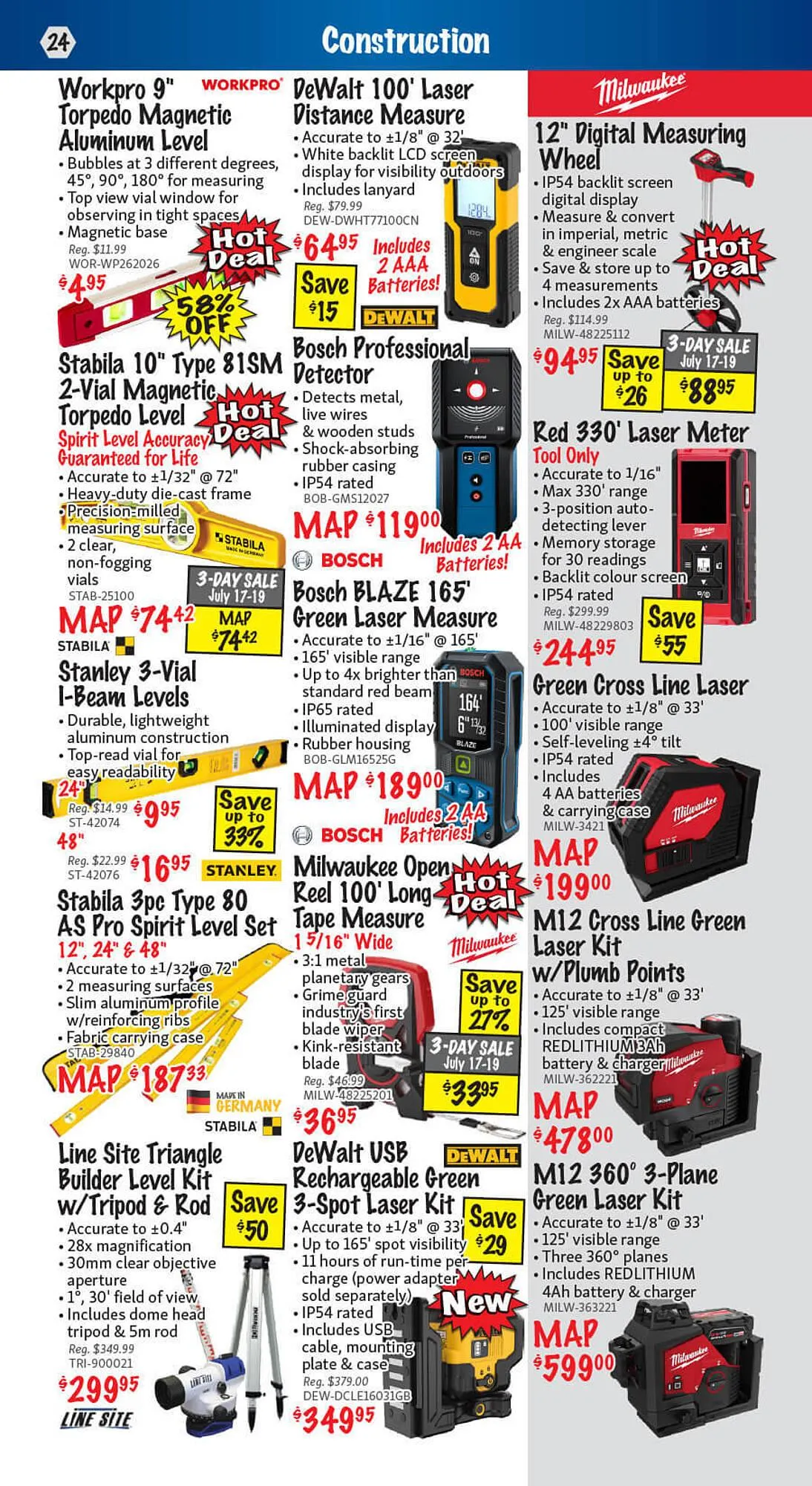 KMS Tools flyer from July 3 to July 9 2025 - flyer page 24