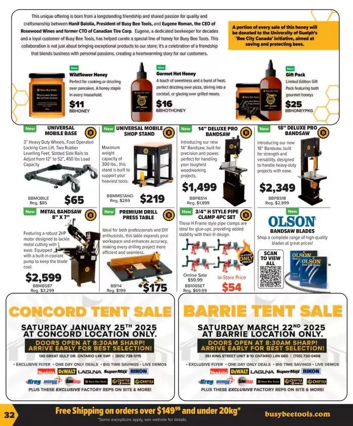 Busy Bee Tools Winter Catalogue from January 6 to March 22 2025 - flyer page 32