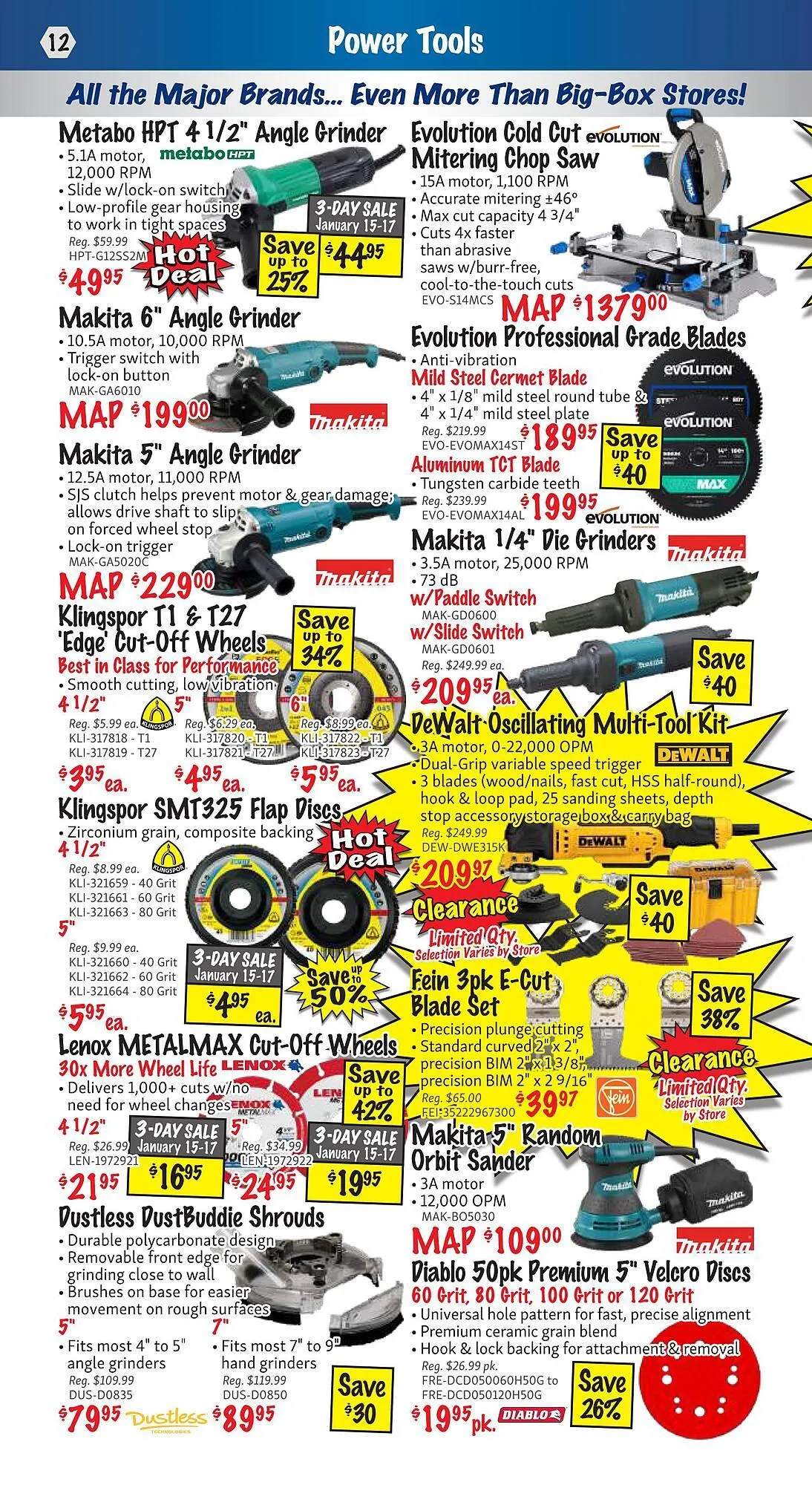 KMS Tools flyer from January 1 to January 31 2026 - flyer page 12