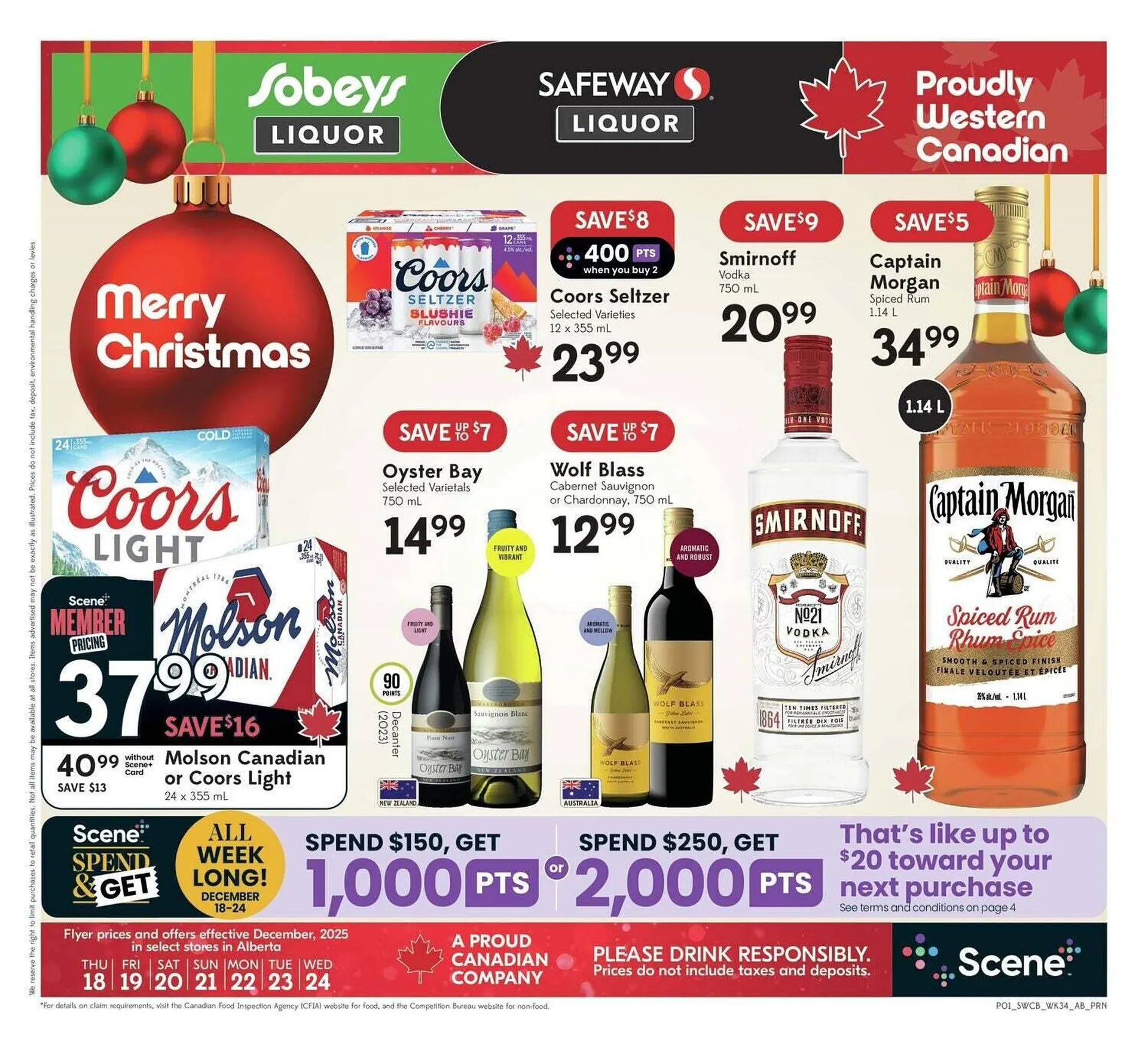 Safeway flyer from December 18 to December 25 2025 - flyer page 1