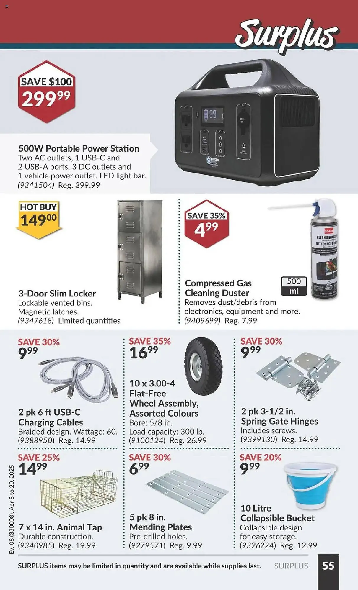 Princess Auto flyer from April 8 to April 20 2025 - flyer page 61