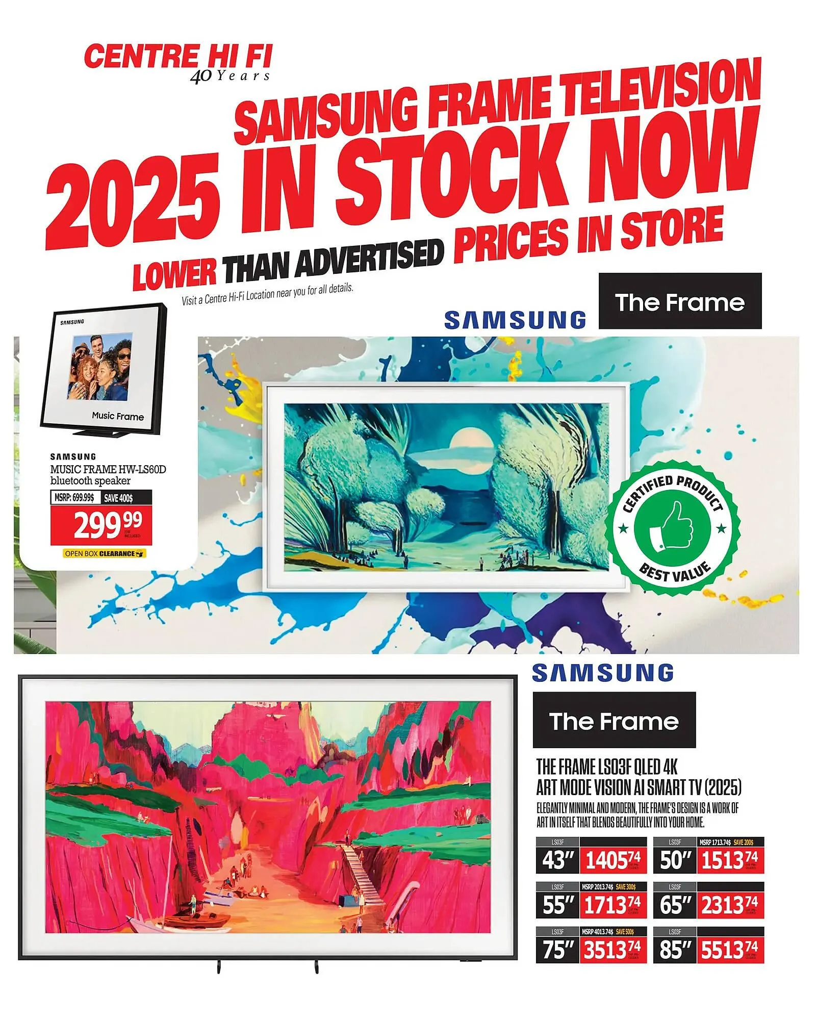 Centre Hi-Fi flyer from July 18 to July 24 2025 - flyer page 20