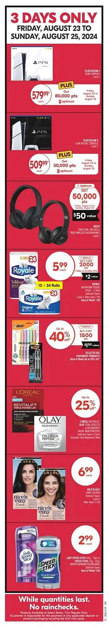 Shoppers Drug Mart flyer from August 22 to September 12 2024 - flyer page 3