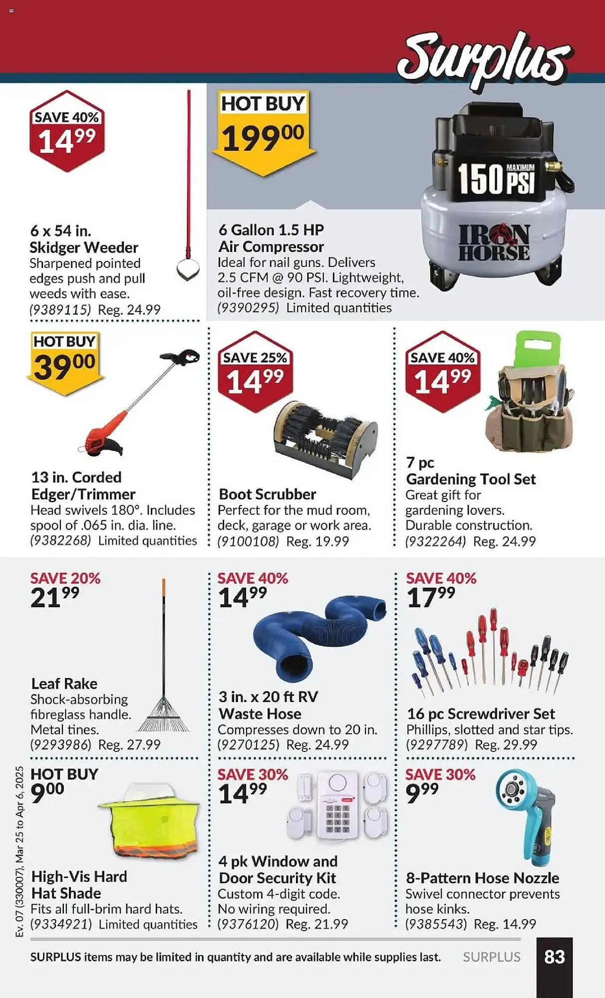 Princess Auto flyer from March 25 to April 6 2025 - flyer page 88