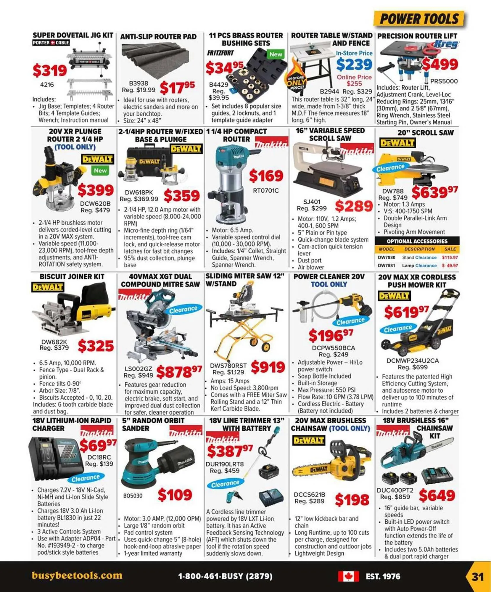 Busy Bee Tools flyer from November 10 to January 10 2026 - flyer page 31