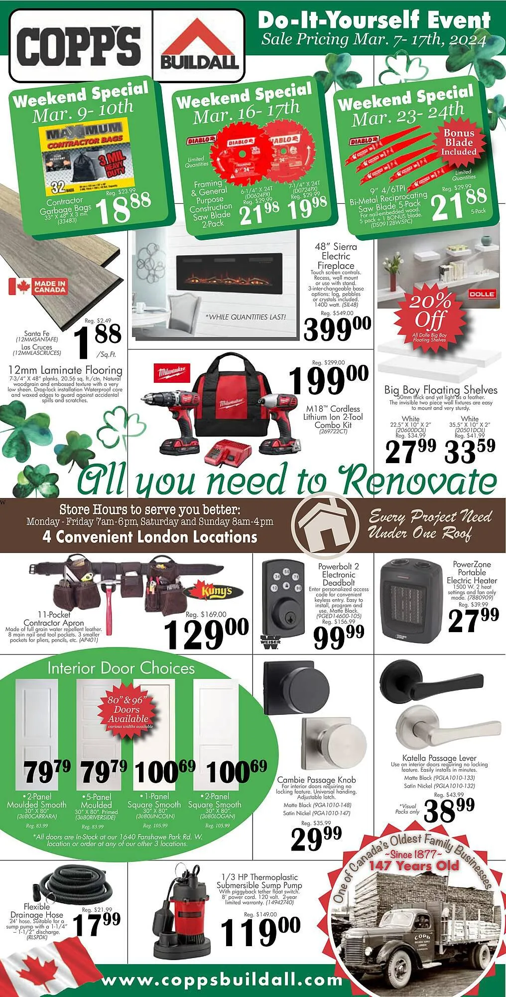Copp's Buildall flyer from March 6 to April 2 2024 - flyer page 